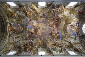 Vault of the Church of St. Ignatius of Loyola in Rome
