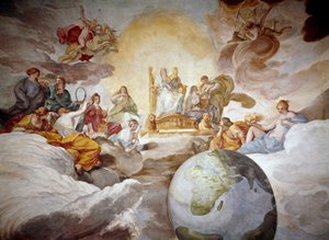 Divine Knowledge Allegory by Andrea Sacchi