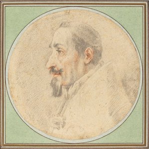 Pope Alexander VII Drawing by Andrea Sacchi