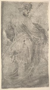 Saint James Major, a staff in his left hand, book in his right, from 