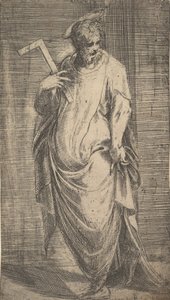 Saint James Minor from Christ and the Apostles, ca. 1548-50 by Andrea Schiavone