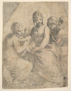 The Virgin and Child Accompanied by Saints