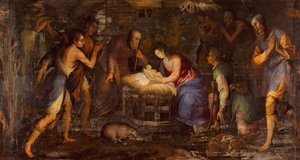 Nativity by Andrea Solario