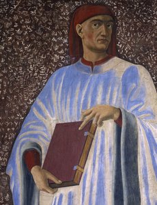 Giovanni Boccaccio from the Villa Carducci series of famous men and women (detail)