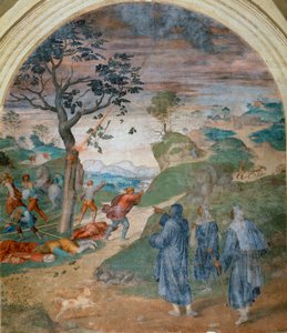 St. Philip Benizi Punishing the Blasphemers by Andrea del Sarto