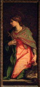 Saint Margarita of Antioch, Altarpiece of St. Agnes by Andrea del Sarto