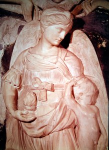 Charity (detail) by Andrea del Verrocchio