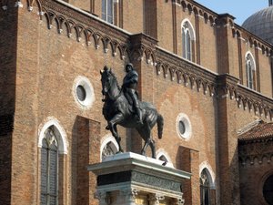 Equestrian statue of the Condottiere Colleoni by Andrea del Verrocchio by Andrea del Verrocchio
