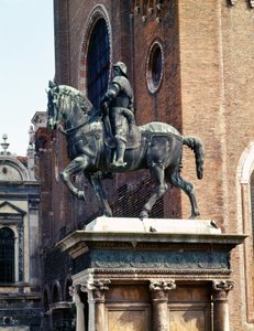 Equestrian Statue of the Condottiere Colleoni by Andrea del Verrocchio