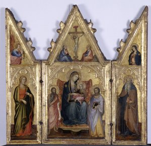 Triptych with Madonna and Child