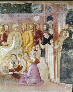 Saint Peter Martyr heals the paralyzed Anna