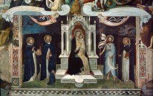 Enthroned Madonna. 1370