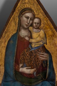 Enthroned Madonna and Infant Jesus