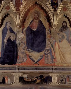 The Strozzi Altarpiece (detail) by Andrea di Cione Orcagna