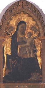 Madonna and Child with Two Angels