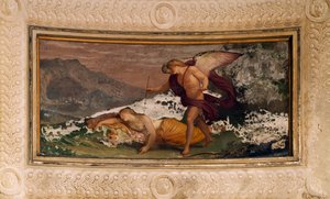 Fresco, Villa Reale, Monza, Italy by Andrea the Elder Appiani