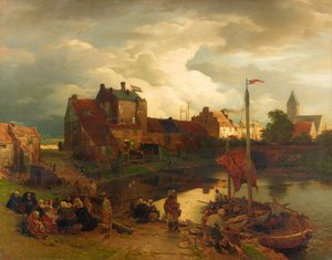 Ostend by Andreas Achenbach