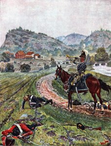 The Battle of Berby 1808 by Andreas Bloch