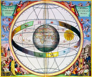 Map of Christian Constellations, 1660-1661 by Andreas Cellarius