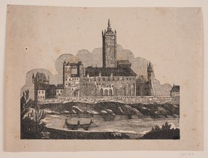 A Fortified Castle by Andreas Flinch