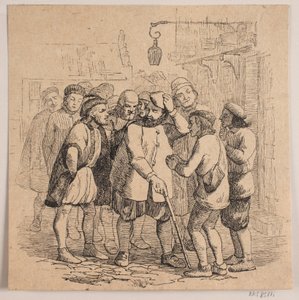 Jester, the Blind, the Host, and the Priest