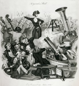 A Concert of Hector Berlioz (1803-69) in 1846 by Andreas Geiger