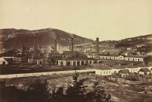 Ironworks in Reschitza, c. 1860
