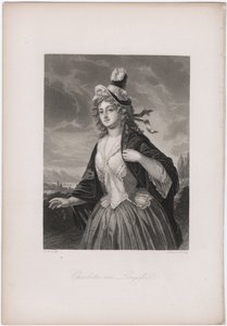 Charlotte von Lengefeld by Andreas Johann Fleischmann