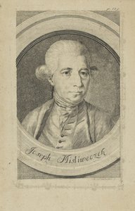 Portrait of the Composer Josef Myslivecek by Andreas Niederhofer