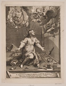 Knud the Holy, Suffering Martyrdom by Andreas Reinhardt