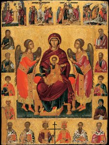 The Virgin and Child enthroned by Andreas Ritzos