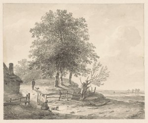 Landscape with a House on a Hill
