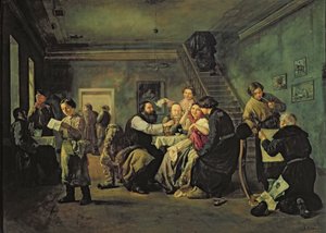 An Eating House, 1859 by Andrei Andreevich Popov