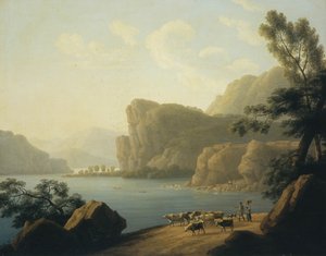 View of the Selenga River in Siberia