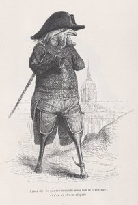 Having said that, this poor invalid gives us a curtsy, and goes hobbling off from S..., ca. 1837-47 by Andrew Best Leloir