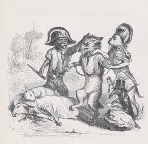 The Author of This Attack is a Delicate Little Wolf from Scenes from the Private and Public Life of Animals by Andrew Best Leloir