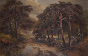 Among the Bluebells by Andrew Brandish Holte