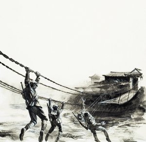 The Battle of Luding Bridge by Andrew Howat