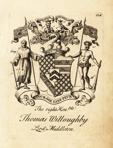 Coat of Arms of Thomas Willoughby, Lord Middleton by Andrew Johnston