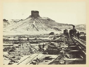 Citadel Rock, Green River Valley by Andrew Joseph Russell