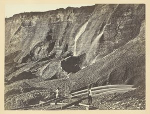 Hydraulic Gold Mining, Near Dutch Flats, California, C. P. R. R.