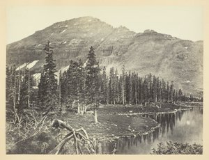 Lake at the Head of Bear River, Uintah Mountain by Andrew Joseph Russell