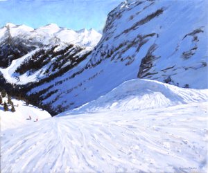 Into the Valley, Courchevel, France by Andrew Macara
