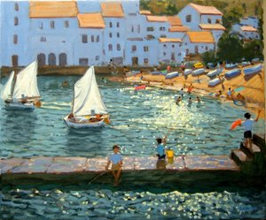 Sailboats, Cadaques, Costa Brava