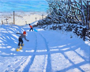 The Snowboarder, Dove Head, Derbyshire, 2021