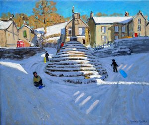 Winter, Bonsall Village, 2014