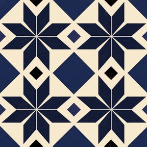 Blue Spanish Tile, 2018