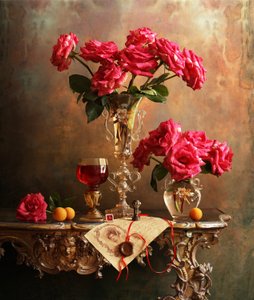 Classic Rose Still Life