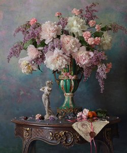 Elegant Peony Still Life