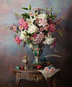 Opulent Floral Still Life